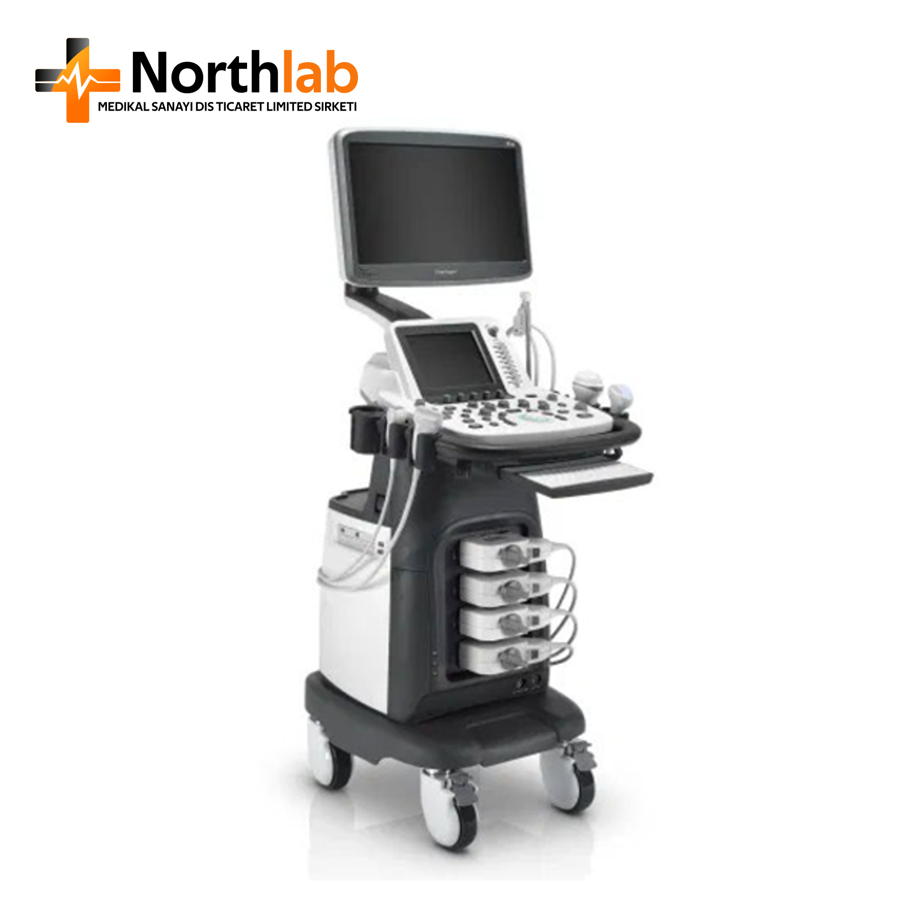 HB112 Cardiac 4D Color Doppler Echocardiography Echo Machine